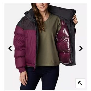 COLUMBIA women’s pike insulated cropped puffer jacket
